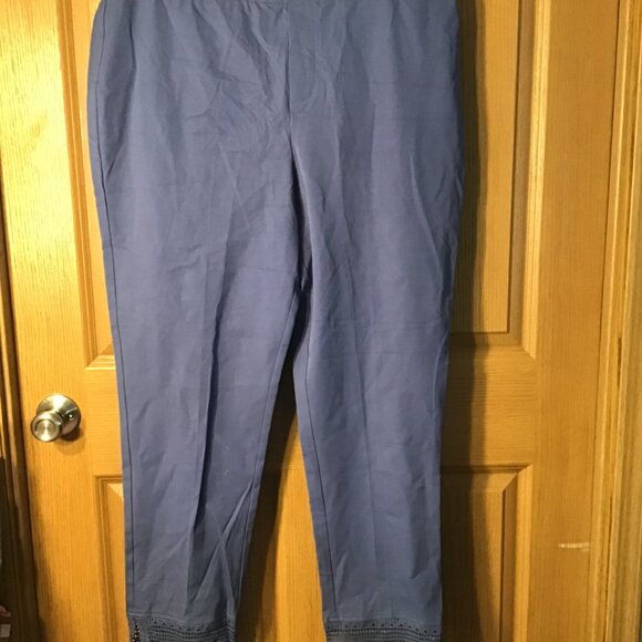 Isaac Mizrah Blue Pants - Picture 2 of 2